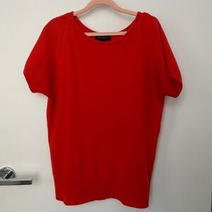 Banana Republic Red Cashmere Sweater